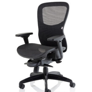 Stealth Shadow High Mesh Back Ergonomic Posture Chair with Arms - Image 7