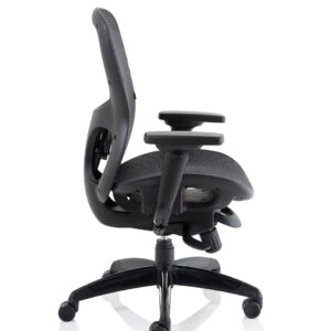 Stealth Shadow High Mesh Back Ergonomic Posture Chair with Arms - Image 11