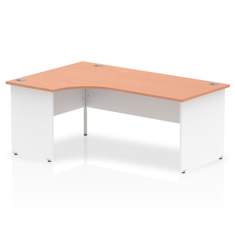 Impulse 1800mm Left Crescent Desk Panel End Leg - Image 2