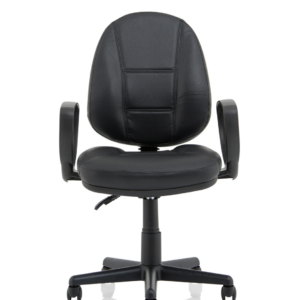Jackson Medium Back Black Leather Task Operator Office Chair - Image 13