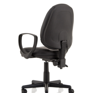 Jackson Medium Back Black Leather Task Operator Office Chair - Image 16