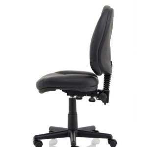 Jackson Medium Back Black Leather Task Operator Office Chair - Image 3