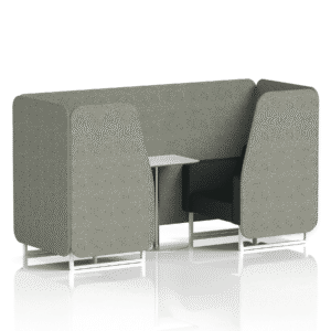 Brixworth Booth With White Legs And White Table In Two Tone - Image 6