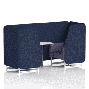 Brixworth Booth With White Legs And White Table In Two Tone - Image 20