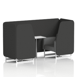 Brixworth Booth With White Legs And White Table In Two Tone - Image 21