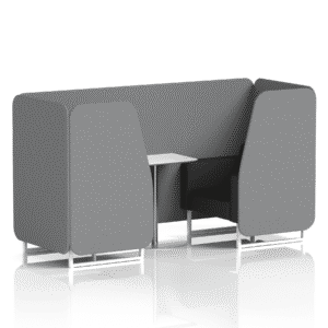 Brixworth Booth With White Legs And White Table In Two Tone - Image 23