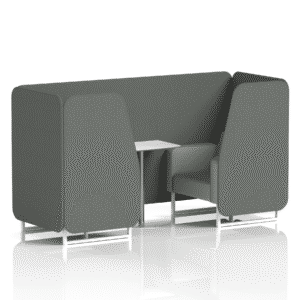 Brixworth Booth With White Legs And White Table In Two Tone - Image 26