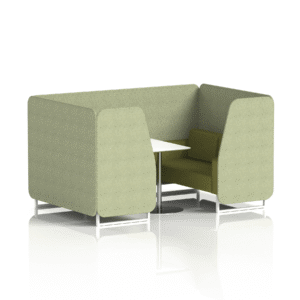 Brixworth Booth With White Legs And White Table In Two Tone - Image 31