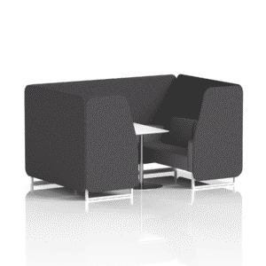 Brixworth Booth With White Legs And White Table In Two Tone - Image 37