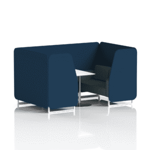 Brixworth Booth With White Legs And White Table In Two Tone - Image 38