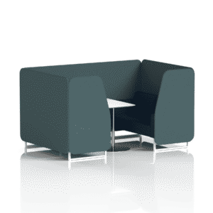 Brixworth Booth With White Legs And White Table In Two Tone - Image 41