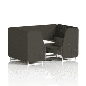 Brixworth Booth With White Legs And White Table In Two Tone - Image 46