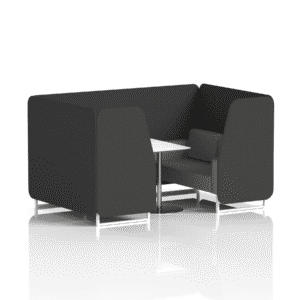 Brixworth Booth With White Legs And White Table In Two Tone - Image 51