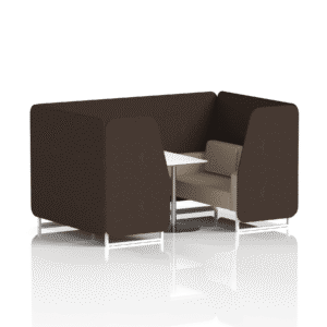 Brixworth Booth With White Legs And White Table In Two Tone - Image 54