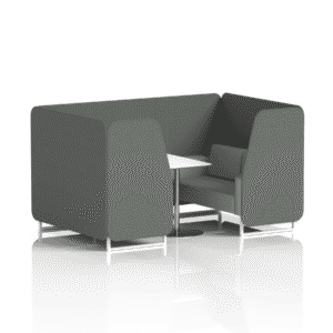 Brixworth Booth With White Legs And White Table In Two Tone - Image 56