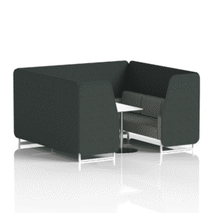 Brixworth Booth With White Legs And White Table In Two Tone - Image 62
