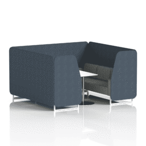 Brixworth Booth With White Legs And White Table In Two Tone - Image 63