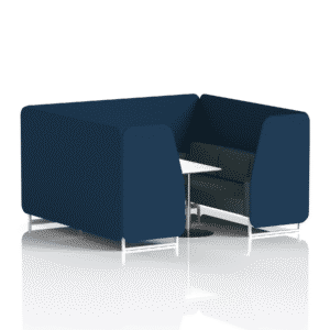 Brixworth Booth With White Legs And White Table In Two Tone - Image 68