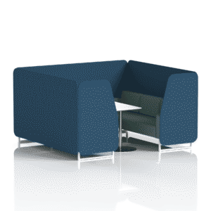 Brixworth Booth With White Legs And White Table In Two Tone - Image 89
