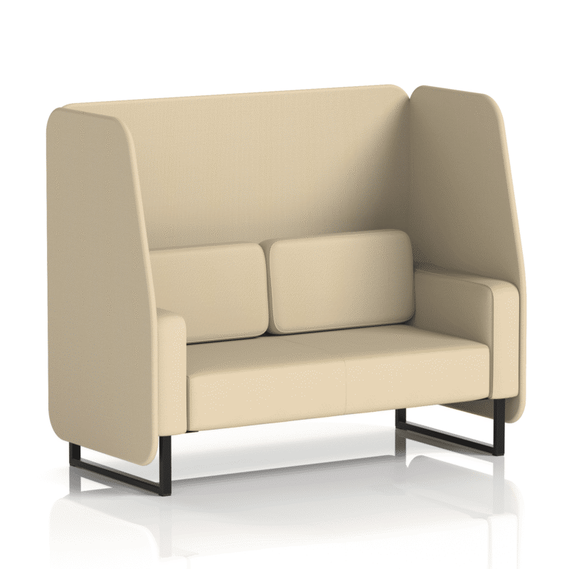 Brixworth Open Booth With Black Legs in Single Tone - Image 61