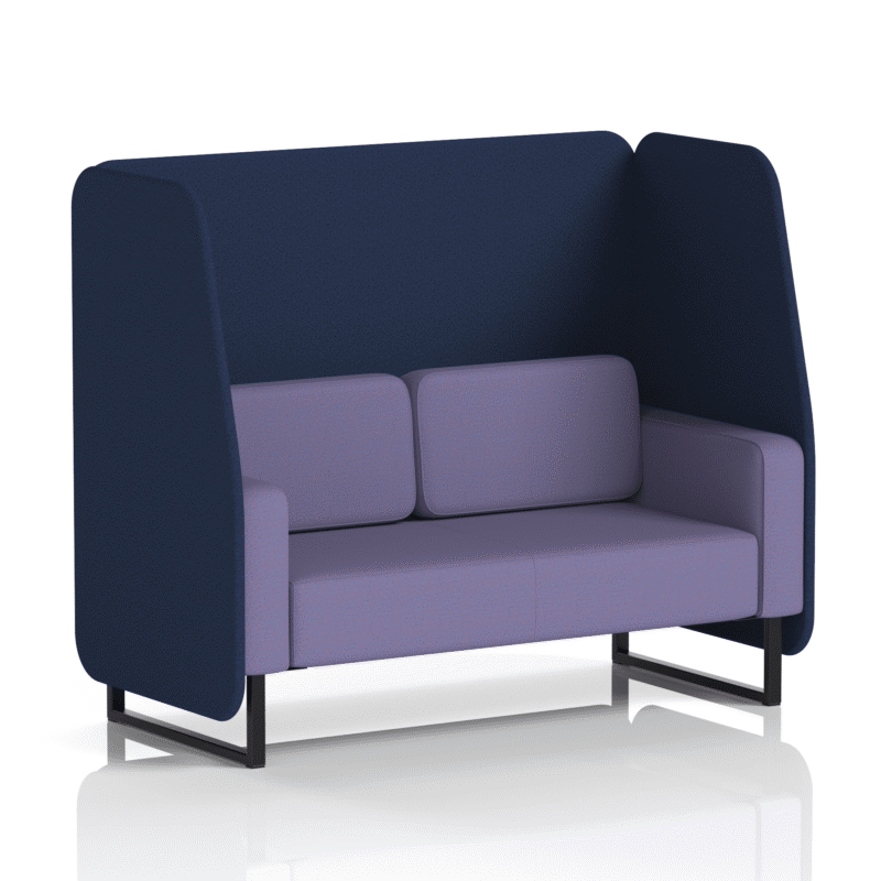 Brixworth Open Booth With Black Legs in Two Tone - Image 51