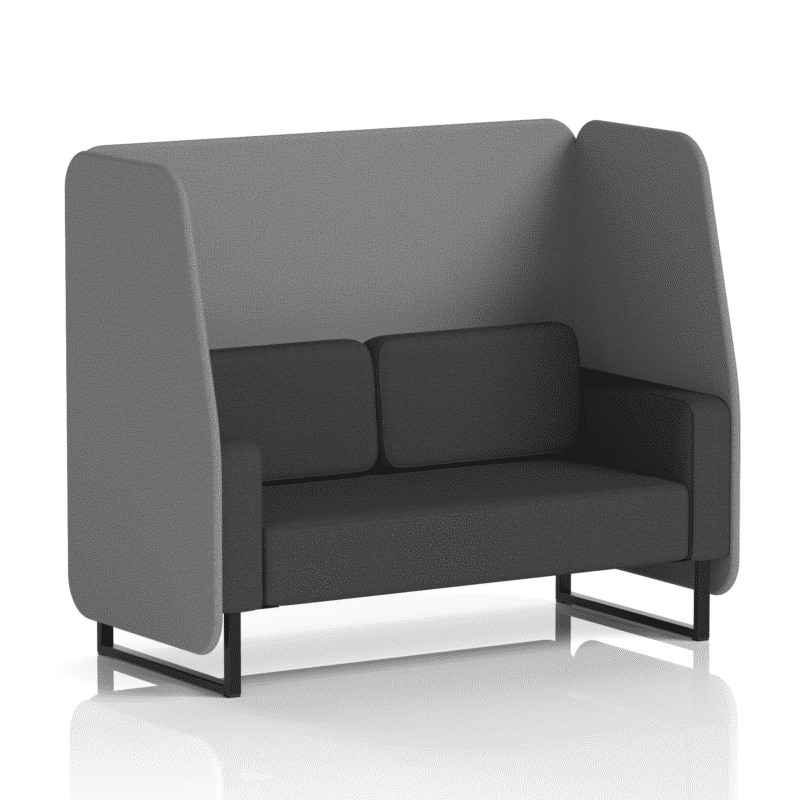 Brixworth Open Booth With Black Legs in Two Tone - Image 54