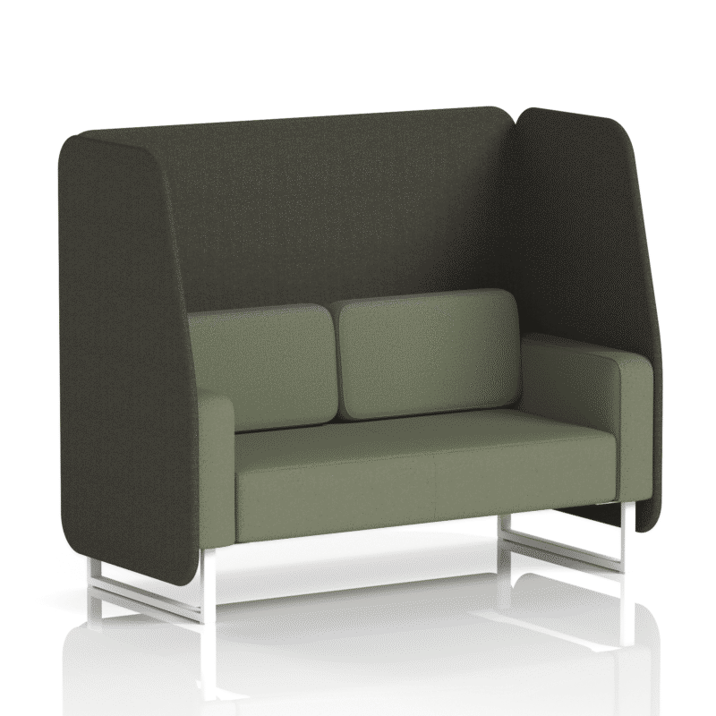 Brixworth Open Booth With White Legs in Two Tone - Image 47