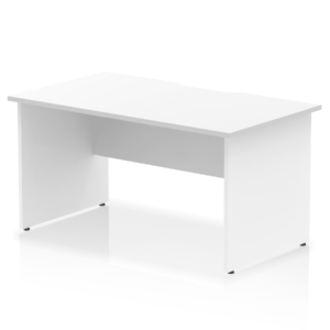 Impulse Scalloped Edge 1400mm Straight Desk Panel End Leg - Image 7