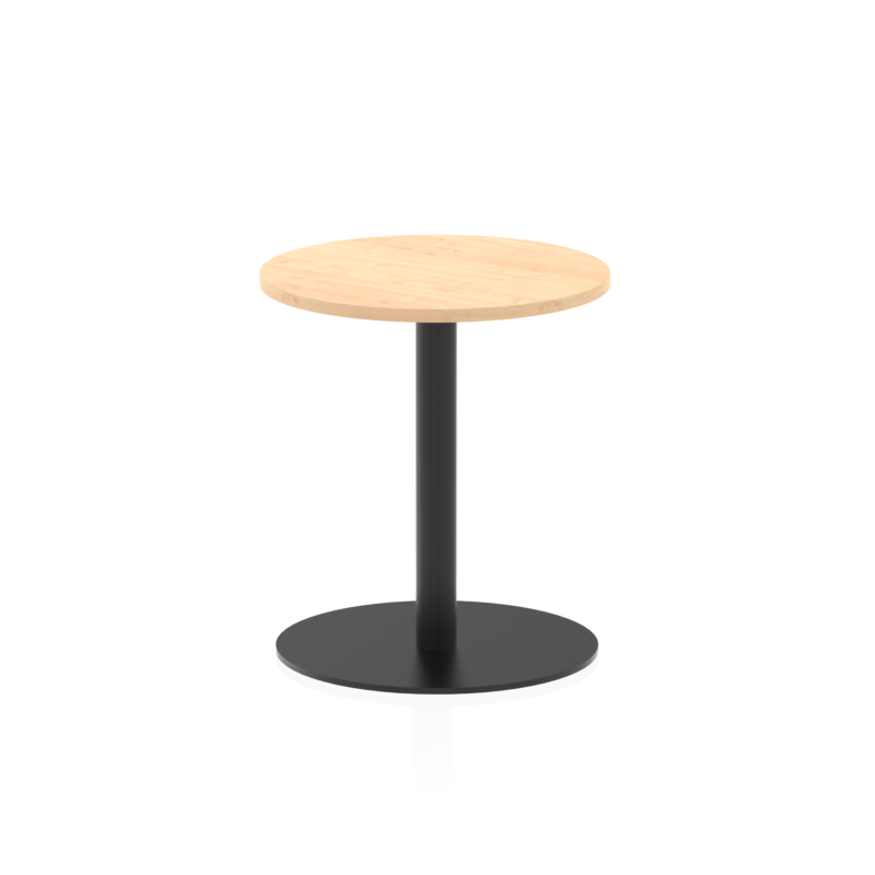 Italia Round Poseur Table Black Leg - Image 4