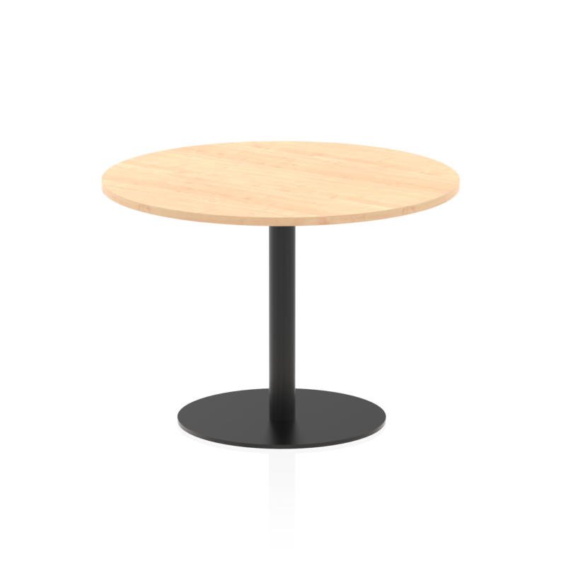 Italia Round Poseur Table Black Leg - Image 28