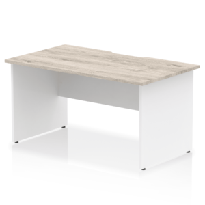 Impulse Scalloped Edge 1400mm Straight Desk Panel End Leg - Image 9
