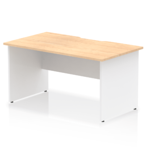 Impulse Scalloped Edge 1400mm Straight Desk Panel End Leg - Image 10