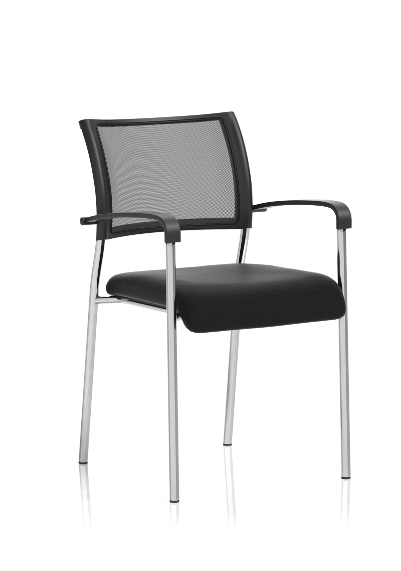 OE - Brunswick Medium Back Stacking Visitor Office Chair - Image 4