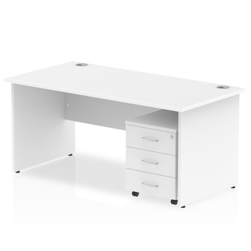OE - Impulse Panel End Straight Desk With Mobile Pedestal - Image 34