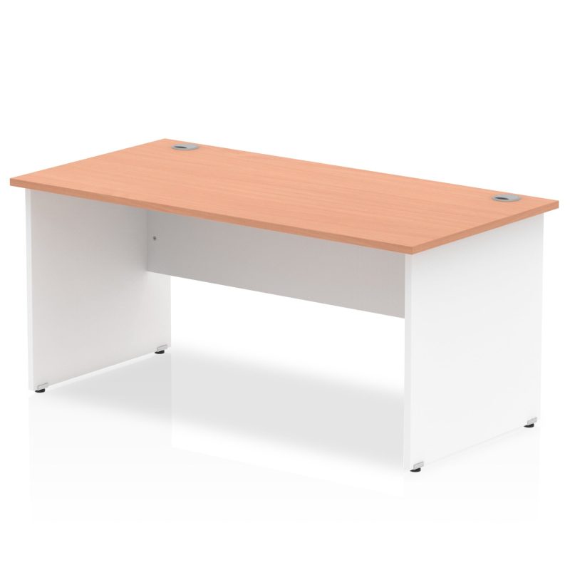 OE - Impulse 1600mm Straight Desk Panel End Leg Two Tone - Image 2