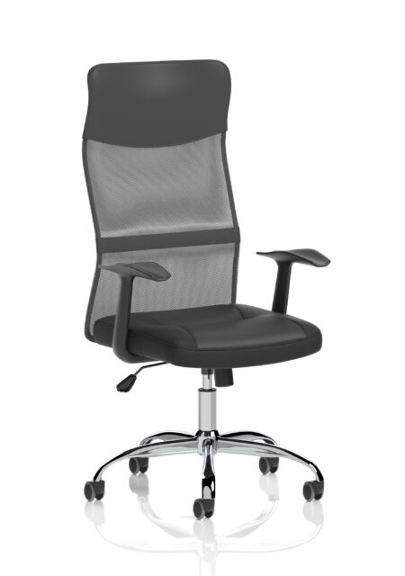 OE - Vegalite High Mesh Back Black Executive Office Chair with Arms
