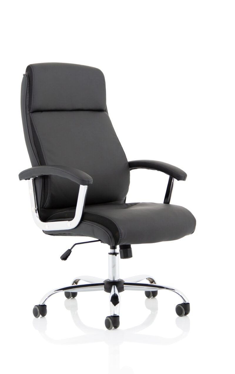 OE - Hatley Black Bonded Leather Executive Chair