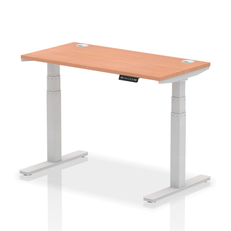 OE - Air Height Adjustable Slimline Desk With Cable Ports - Image 2