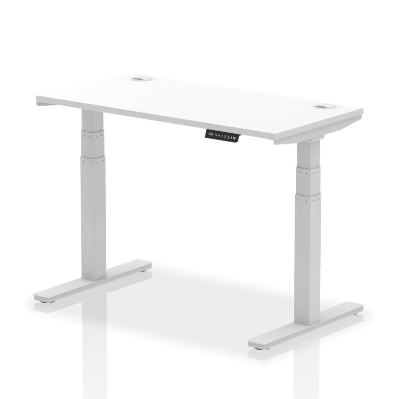 OE - Air Height Adjustable Slimline Desk With Cable Ports - Image 10
