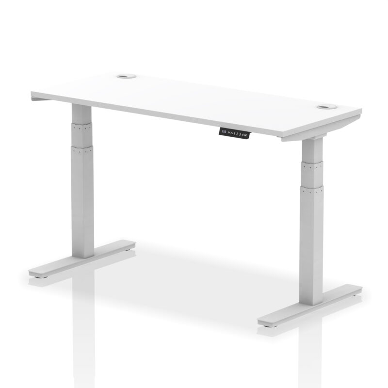 OE - Air Height Adjustable Slimline Desk With Cable Ports - Image 11