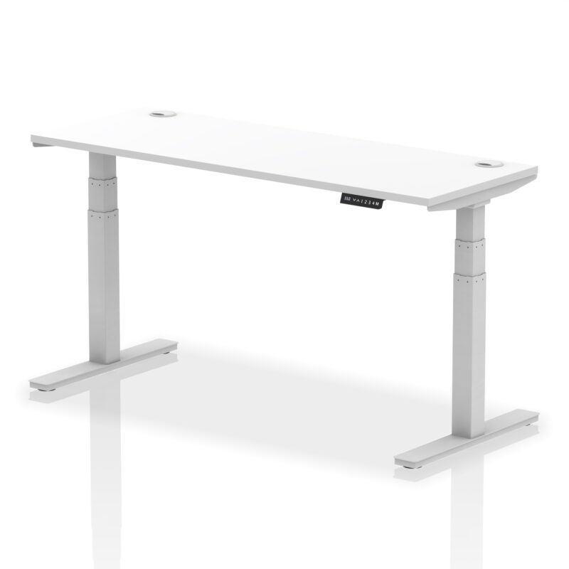OE - Air Height Adjustable Slimline Desk With Cable Ports - Image 12