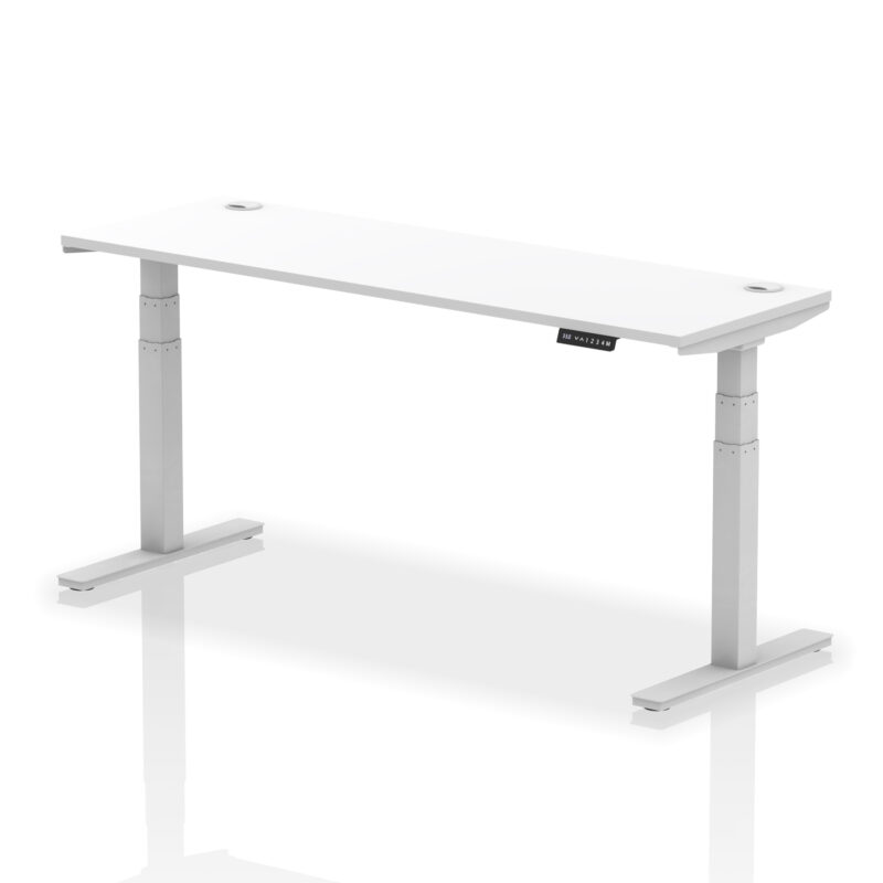 OE - Air Height Adjustable Slimline Desk With Cable Ports - Image 13