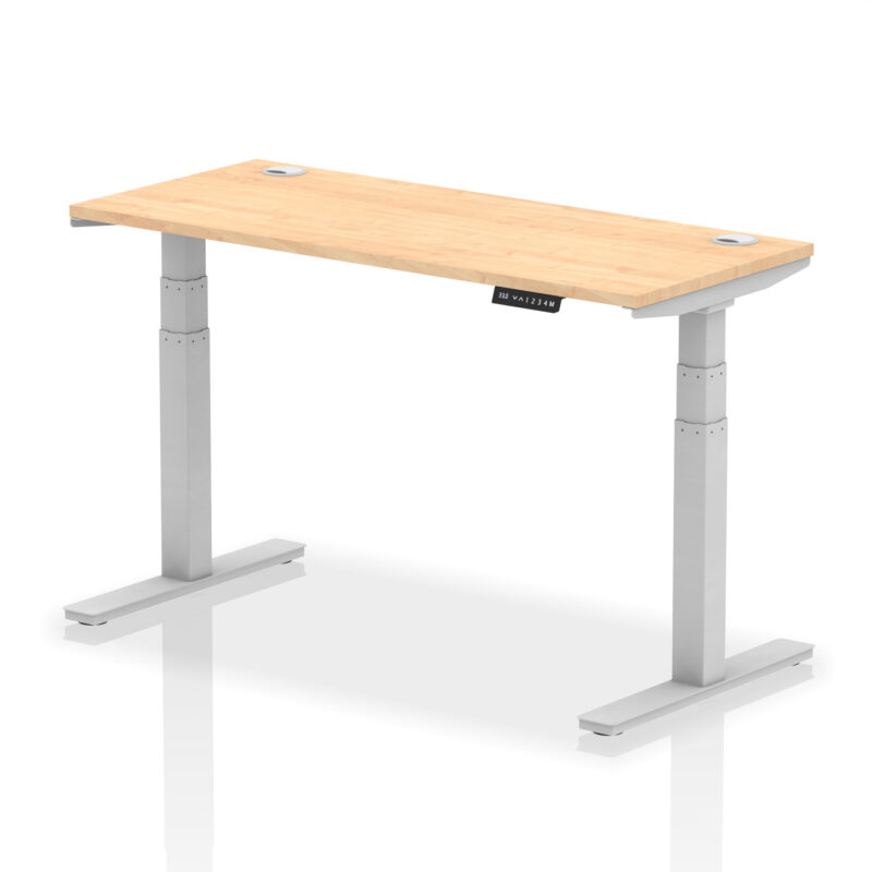 OE - Air Height Adjustable Slimline Desk With Cable Ports - Image 15