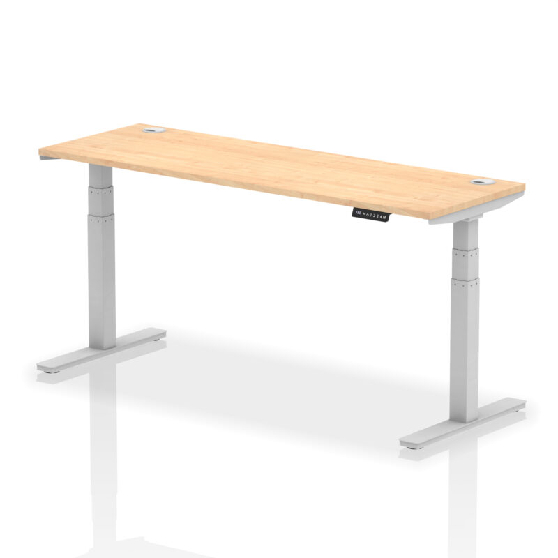 OE - Air Height Adjustable Slimline Desk With Cable Ports - Image 17
