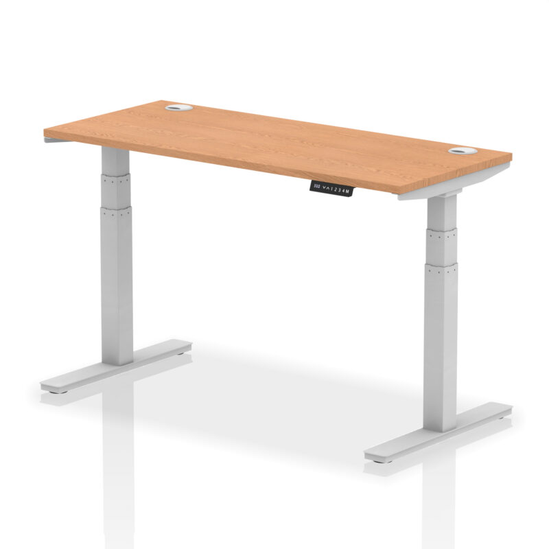 OE - Air Height Adjustable Slimline Desk With Cable Ports - Image 19