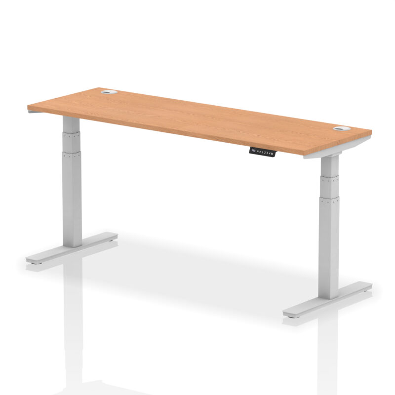 OE - Air Height Adjustable Slimline Desk With Cable Ports - Image 21