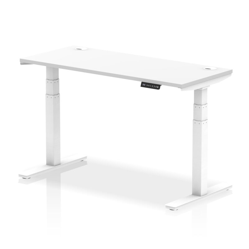 OE - Air Height Adjustable Slimline Desk With Cable Ports - Image 31