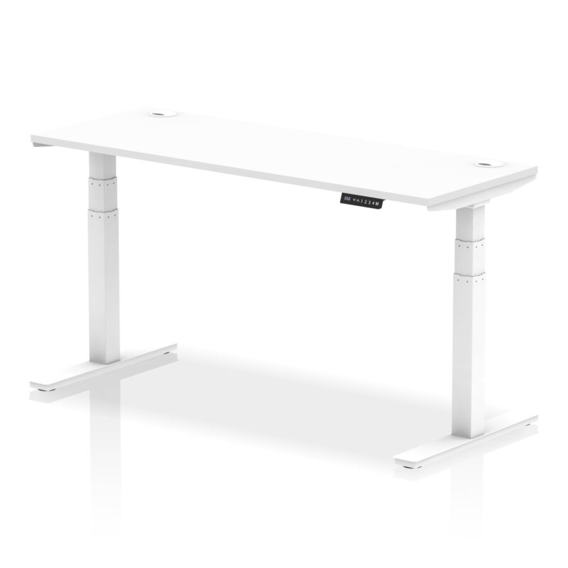 OE - Air Height Adjustable Slimline Desk With Cable Ports - Image 32