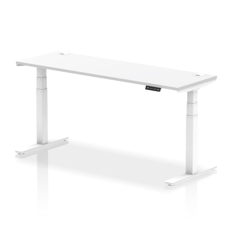 OE - Air Height Adjustable Slimline Desk With Cable Ports - Image 33