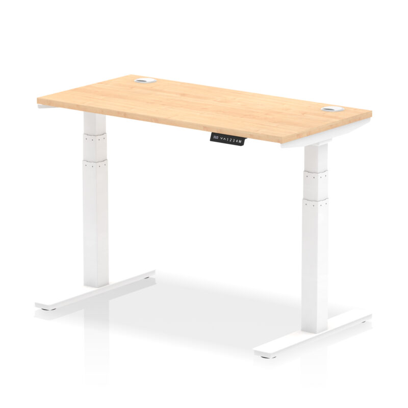 OE - Air Height Adjustable Slimline Desk With Cable Ports - Image 34